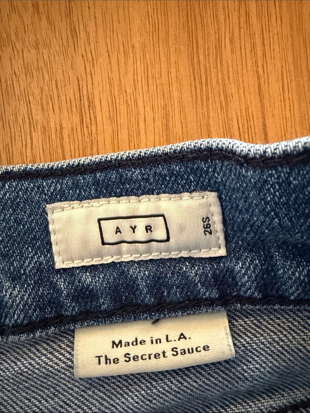 AYR Secret Sauce Jeans 26 short - Picture 2 of 3